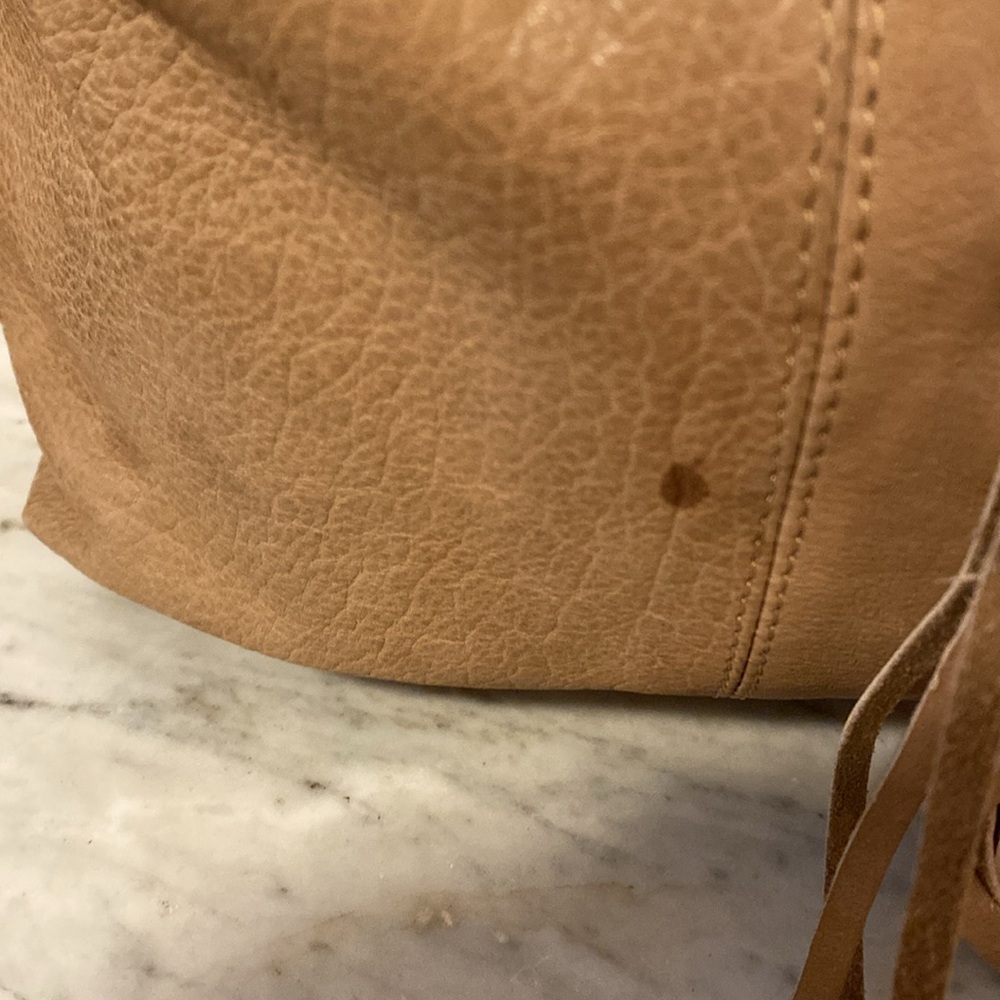 696Sorpresso tan leather snap top western vibe Preowned - Picture 3 of 11